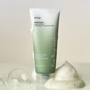 Anua heartleaf pore deep cleansing foam