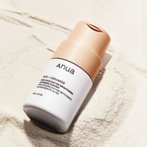 Anua rice + ceramide cleansing powder