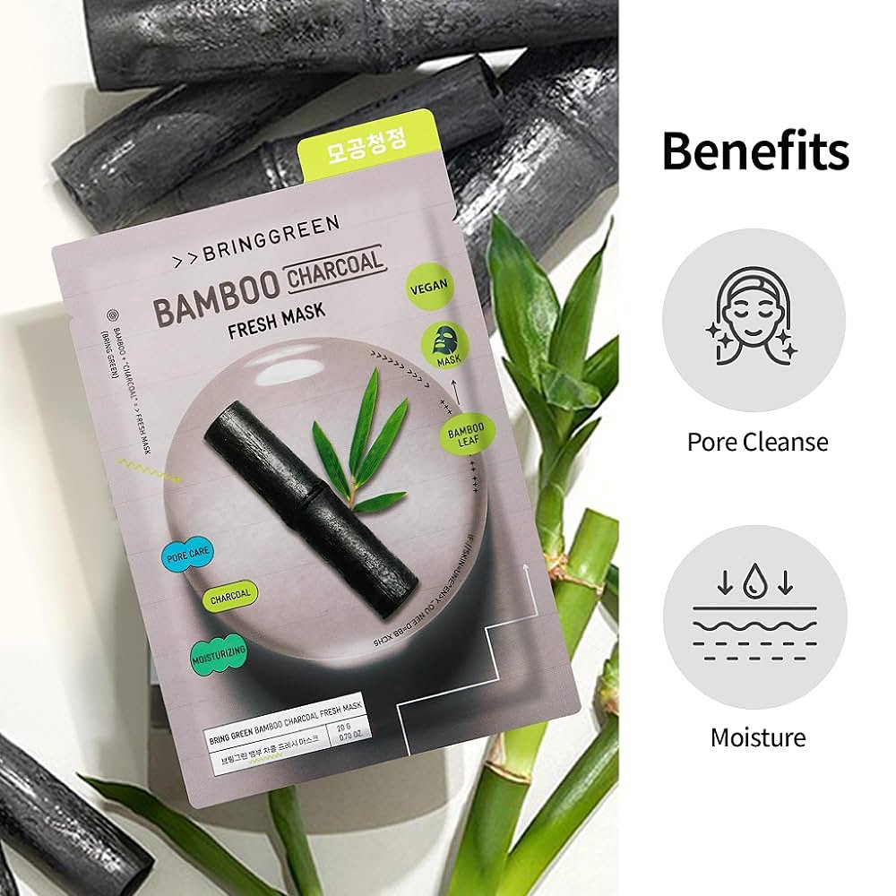 Bringgreen bamboo charcoal fresh mask - Image 4