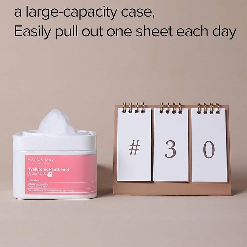 Mary&may hyaluronic panthenol hydra mask - Image 3