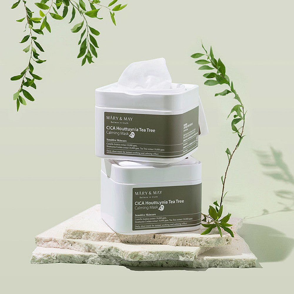 Mary&may Cica houttuynia tea tree calming mask