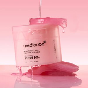 Medicube pdrn pink collagen toning gel toner pad
