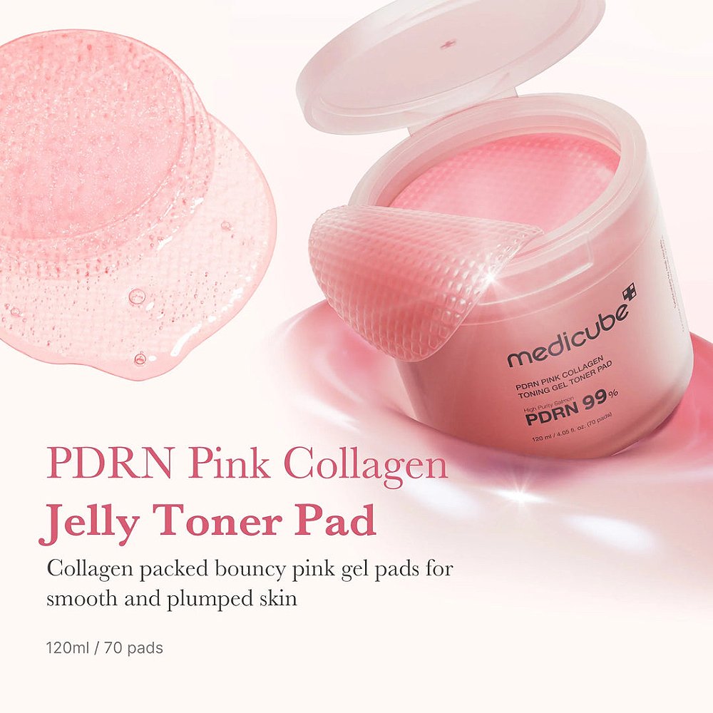 Medicube pdrn pink collagen toning gel toner pad - Image 3