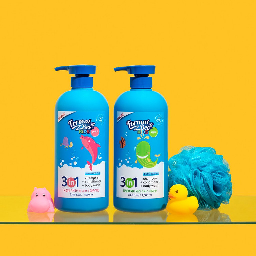 Formal bee kid 3in1 shampoo+conditioner + body wash - Image 3