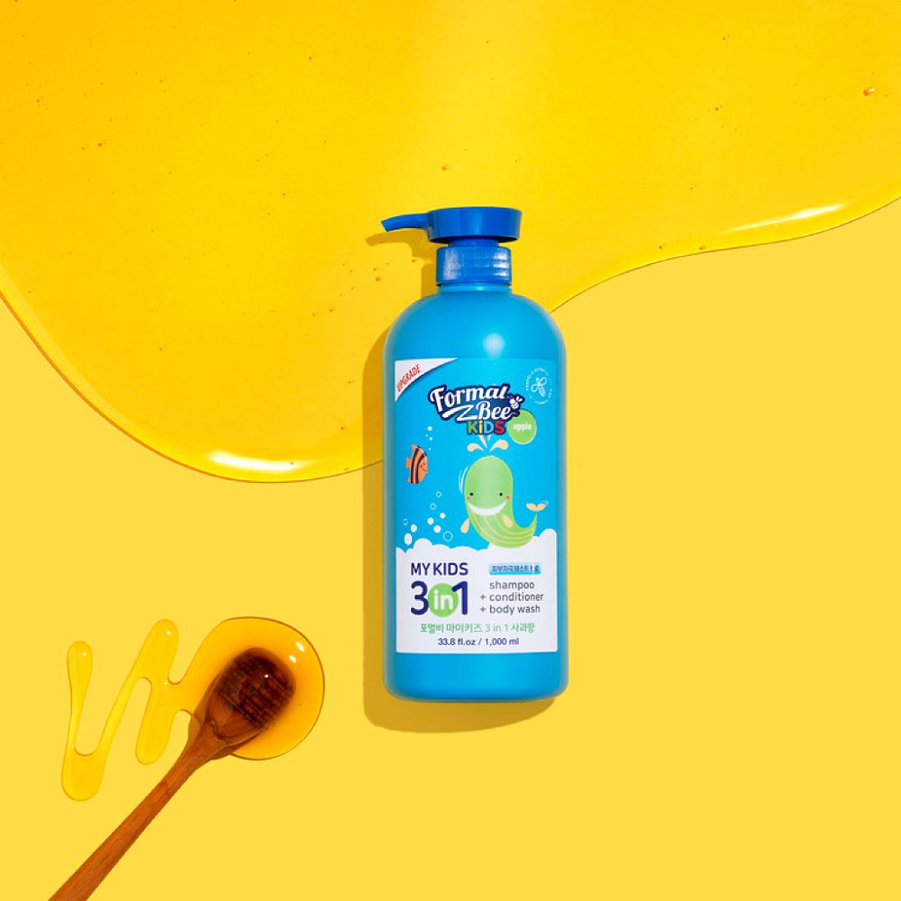 Formal bee kid 3in1 shampoo+conditioner + body wash - Image 2