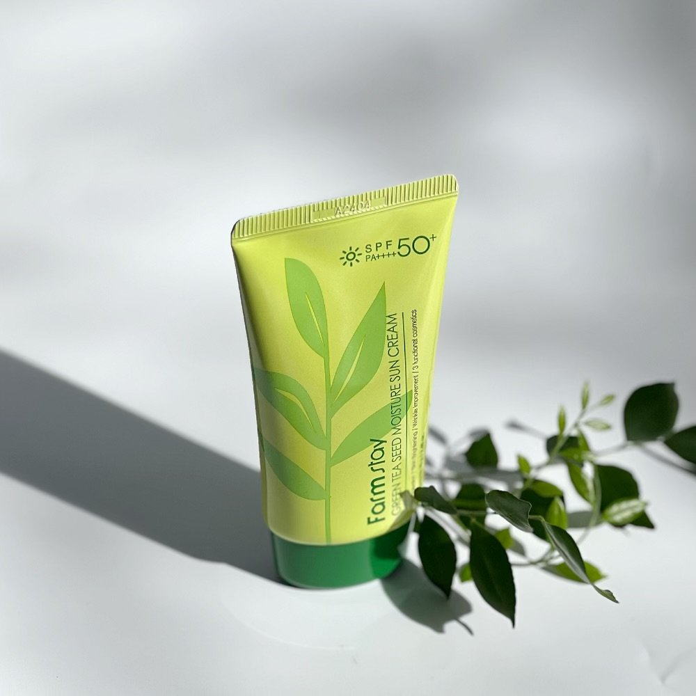 Farmstay green tea seed moisture sun cream