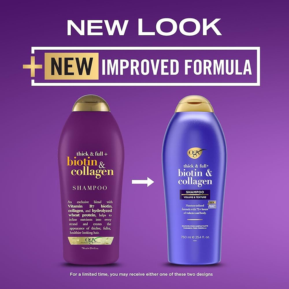 Ogx thick & full + biotin & collagen shampoo - Image 2