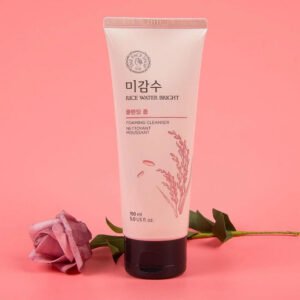 Rice water bright foaming cleanser
