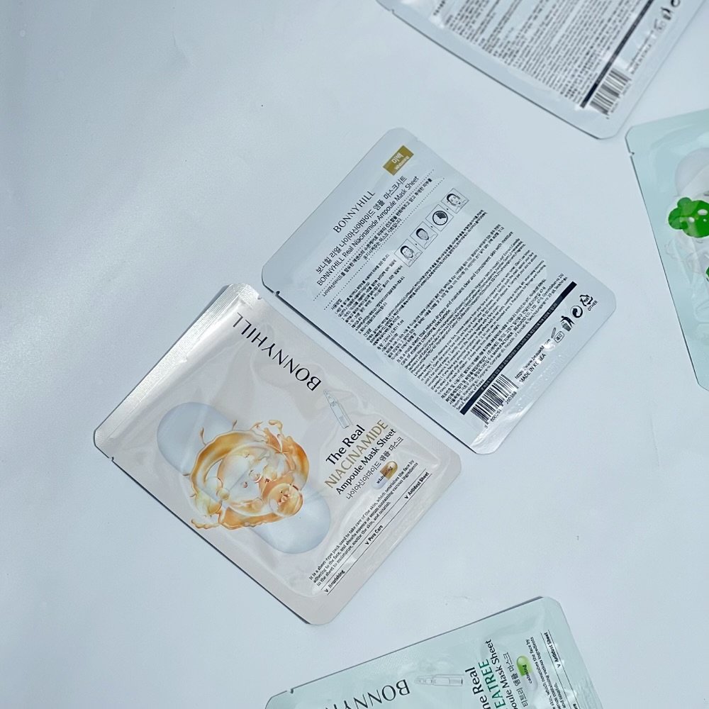 Bonnyhill the real niacinamide ampoules mask sheet