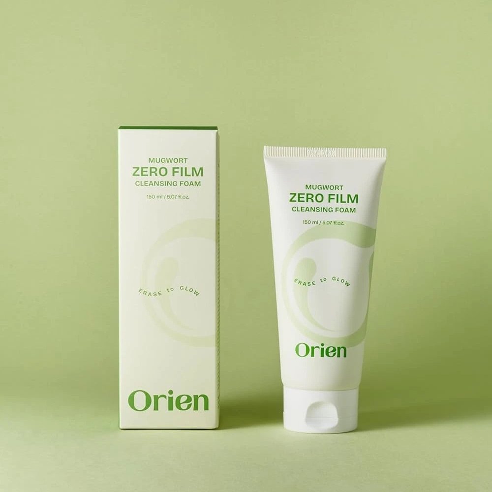 Orien mugwort zero film cleansing foam
