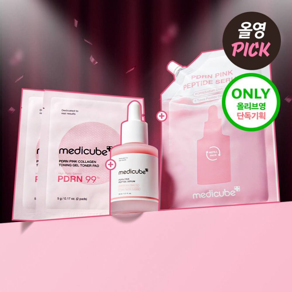 Medicube pdrn pink peptide serum refill pack