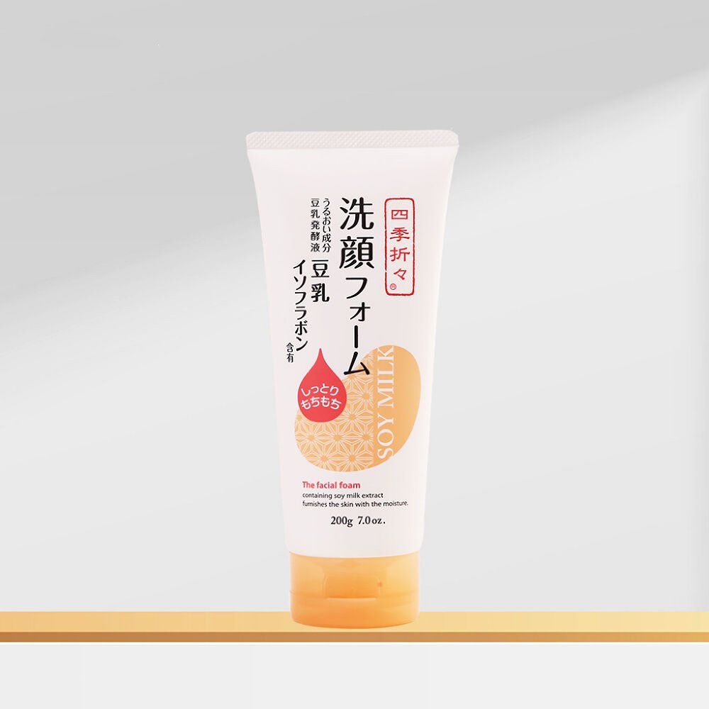 Shikioriori soy milk facial foam