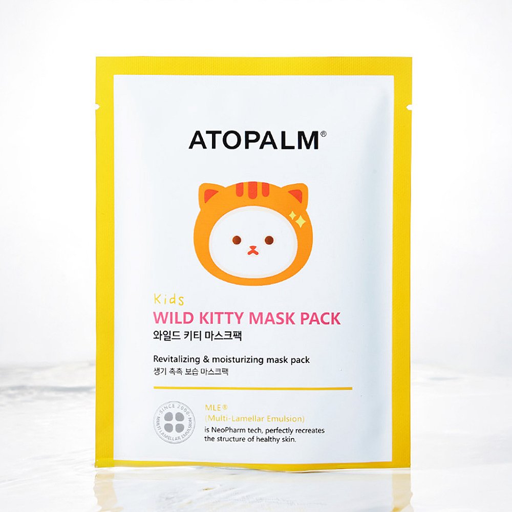 Atopalm kid wild kitty mask pack