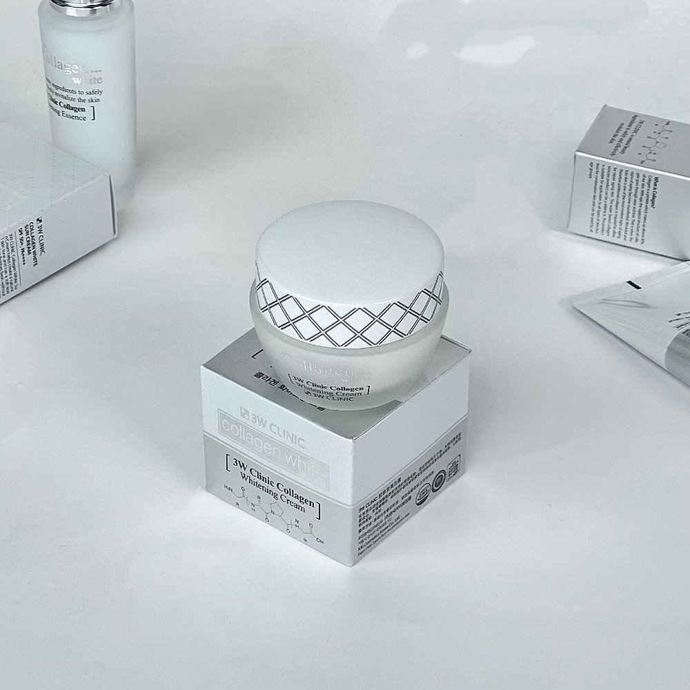3W clinic collagen white whitening cream
