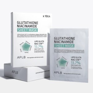 APLB Glutathione niacinamide sheet mask