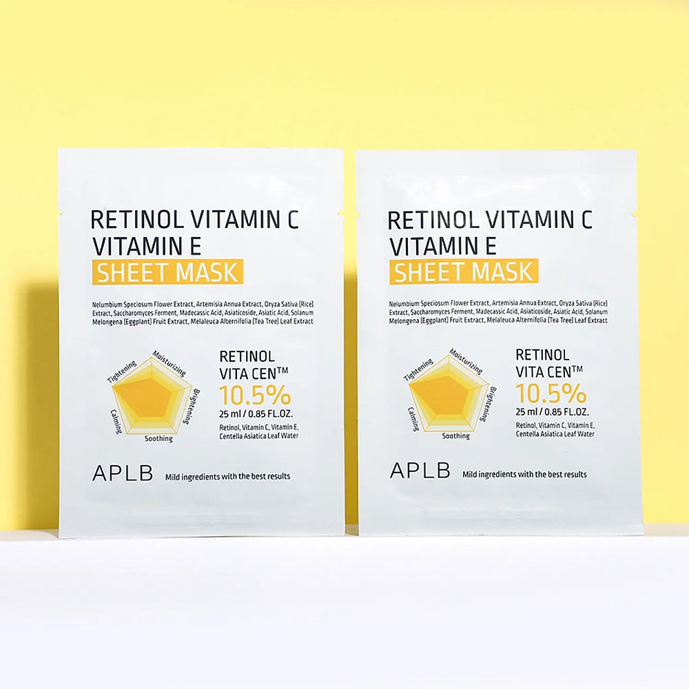 APLB Retinol vitamin c vitamin e sheet mask