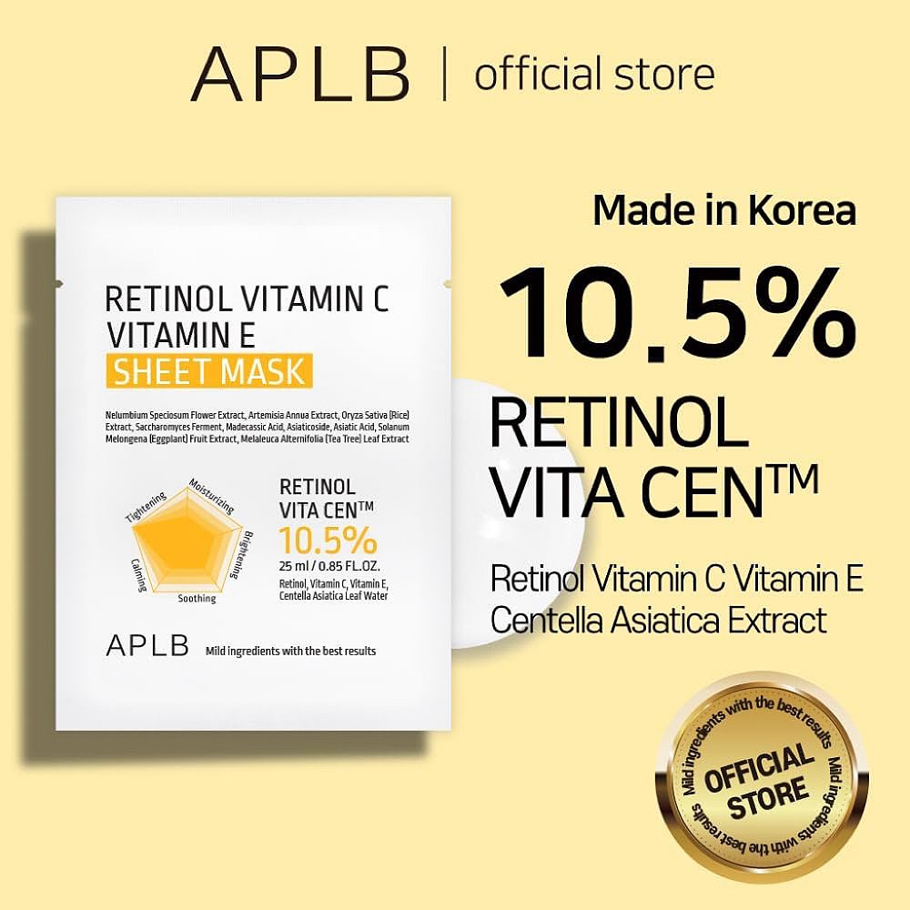 APLB Retinol vitamin c vitamin e sheet mask - Image 2