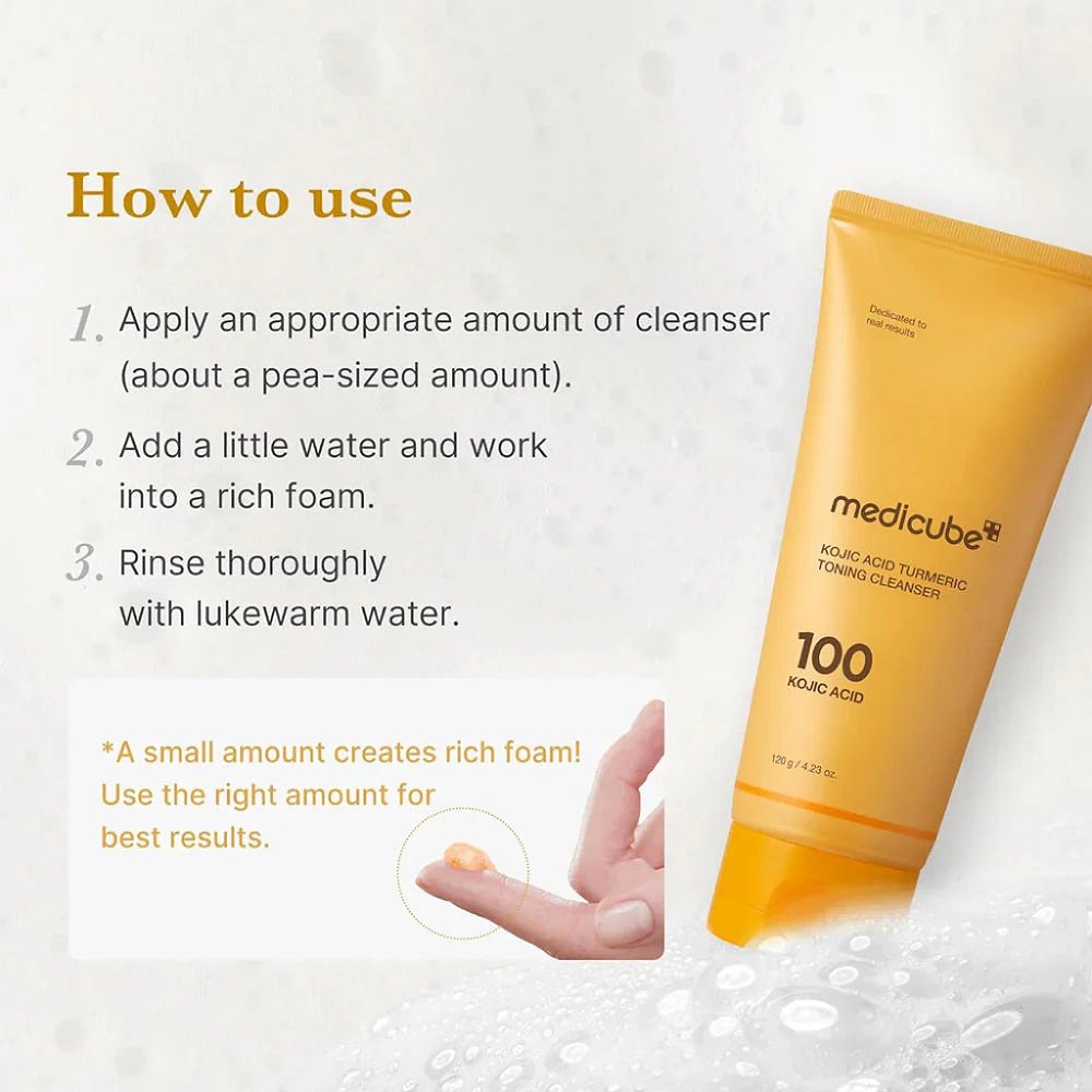 Medicube kojic acid turmeric toning cleanser - Image 3