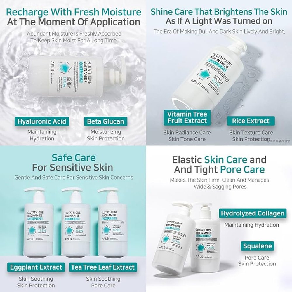 APLB Glutathione niacinamide body lotion - Image 2