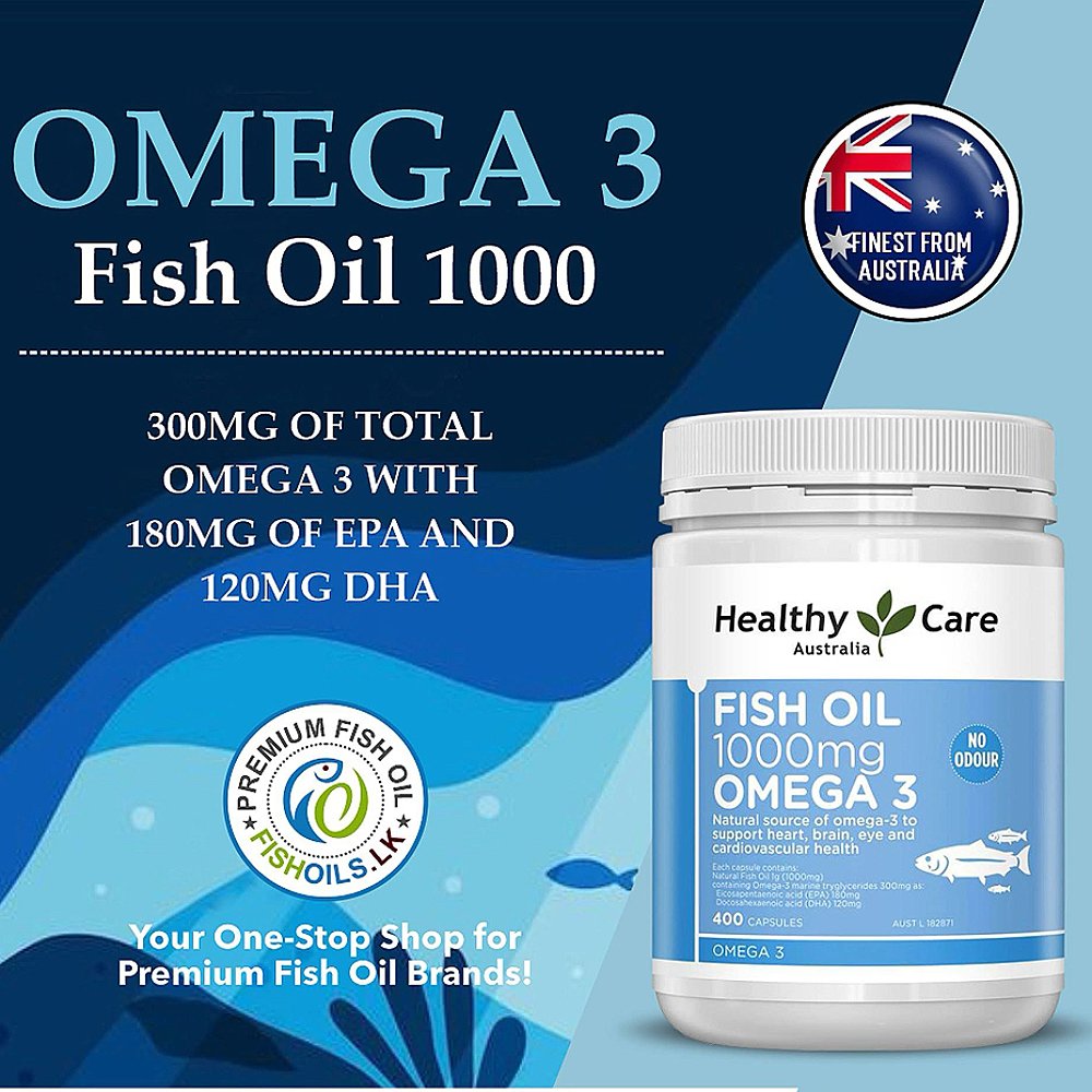Healthy care fish oil 1000mg omega3 - Image 2