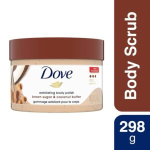 Dove exfoliating body polish brown sugar & coconut butter