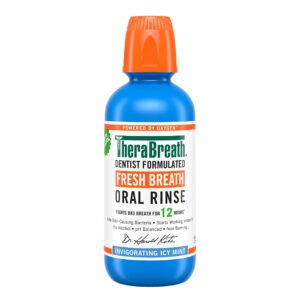 Therabreath fresh breath oral rinse icy mint