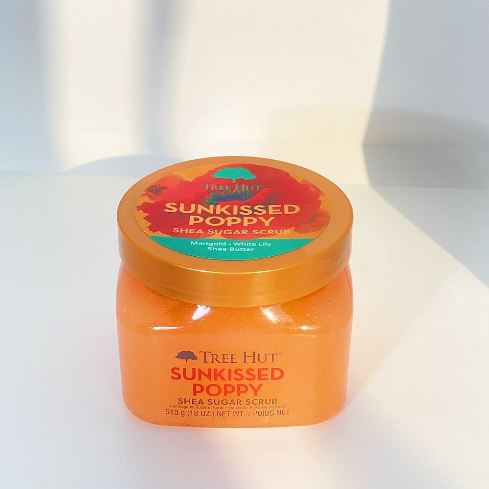 Tree hut sunkissed poppy shea sugar scrub